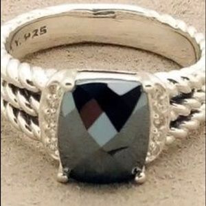 David yurman silver Wheaton petite hematite
